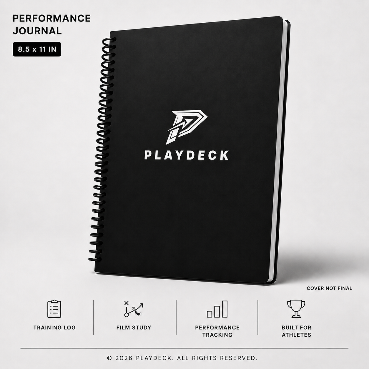 PlayDeck Football Performance Journal
