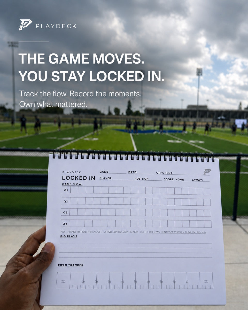 PlayDeck Football Performance Journal